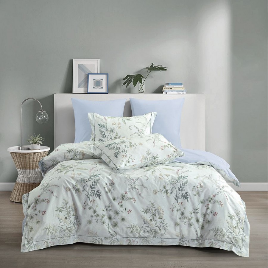 Постельное белье Asabella 2343 Сатин лазерный Евро