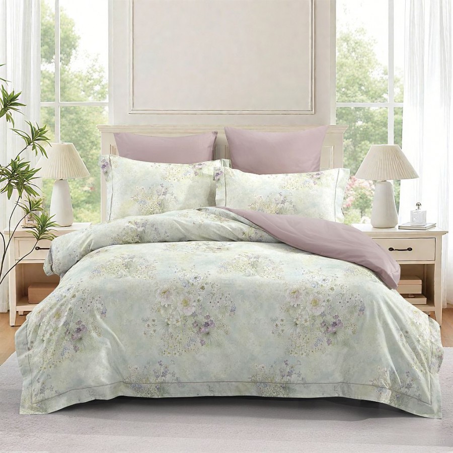 Постельное белье Asabella 2344 Сатин ЛАЗЕРНЫЙ