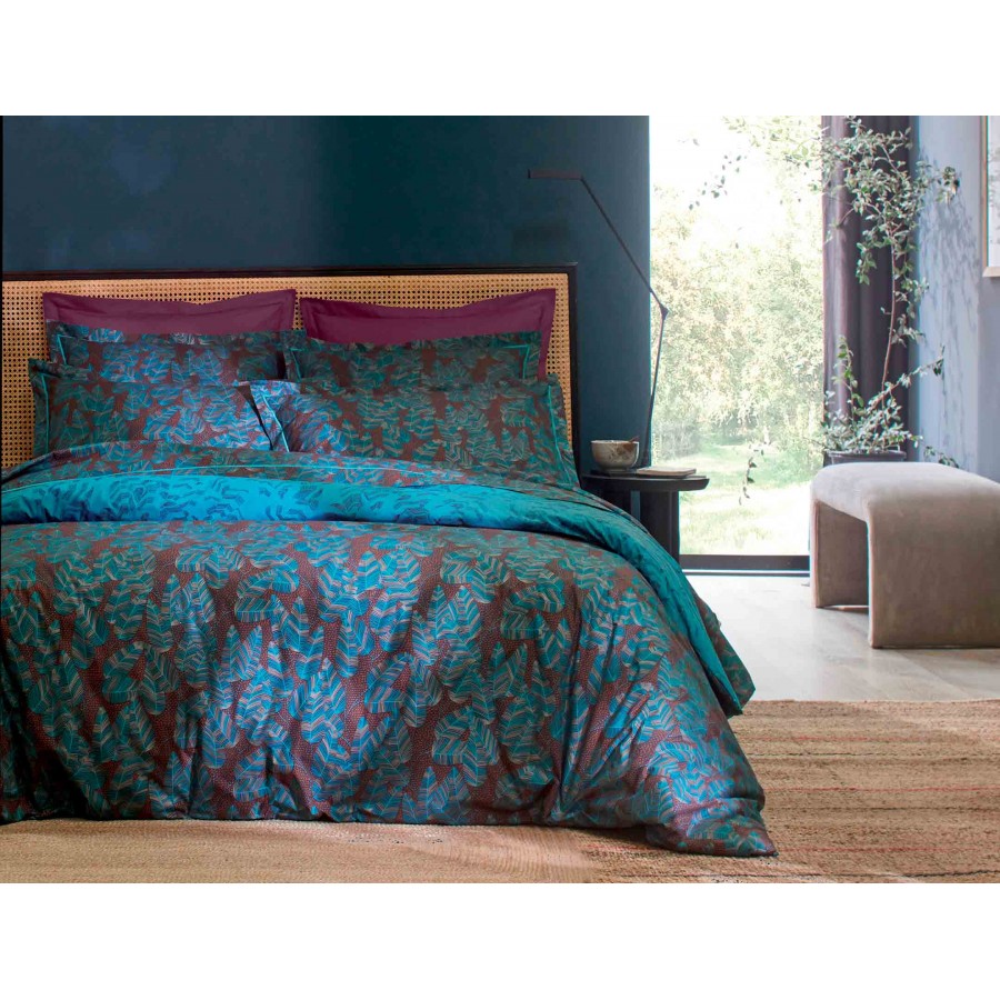 Постельное белье Blanc des Vosges AUTOMN BLEU CERULEEN