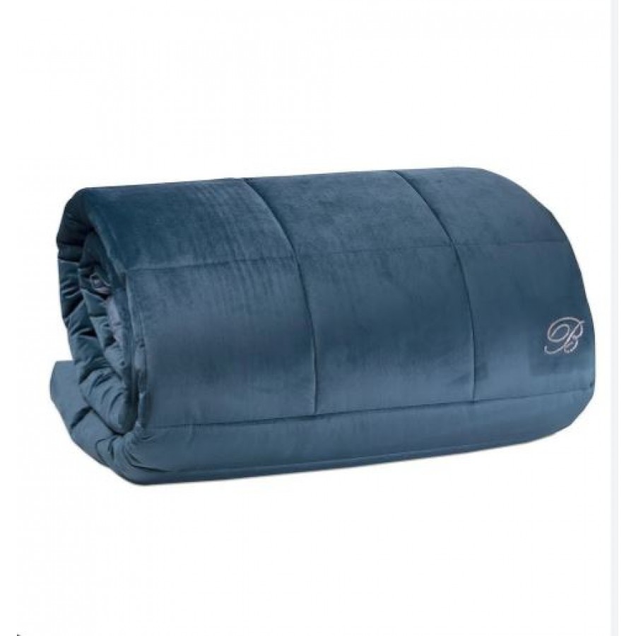 Покрывало Blumarine BLU VELVET 270х270 синее 03 