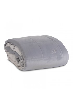 Покрывало Blumarine BLU VELVET 270х270 серо-голубое 16