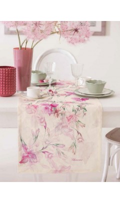 Скатерть Blumarine IRIS 170х270 цвет 02 розовая