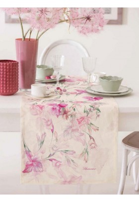 Скатерть Blumarine IRIS 170х270 цвет 02 розовая