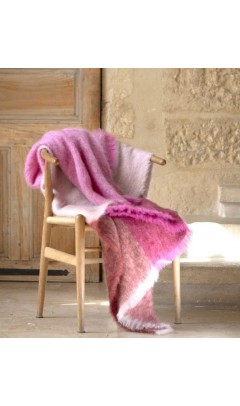 Плед Brun De Vian-Tiran MOHAIR ESSENTIEL FLORAL 