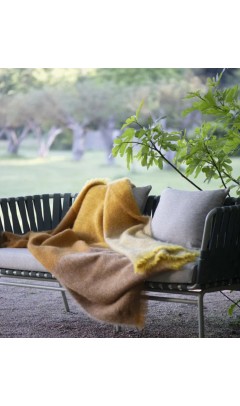 Плед Brun De Vian Tiran MOHAIR ESSENTIEL ROCHES 140х180