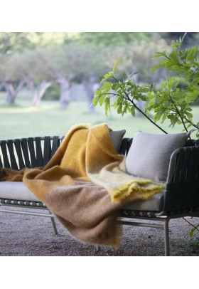 Плед Brun De Vian Tiran MOHAIR ESSENTIEL ROCHES 140х180