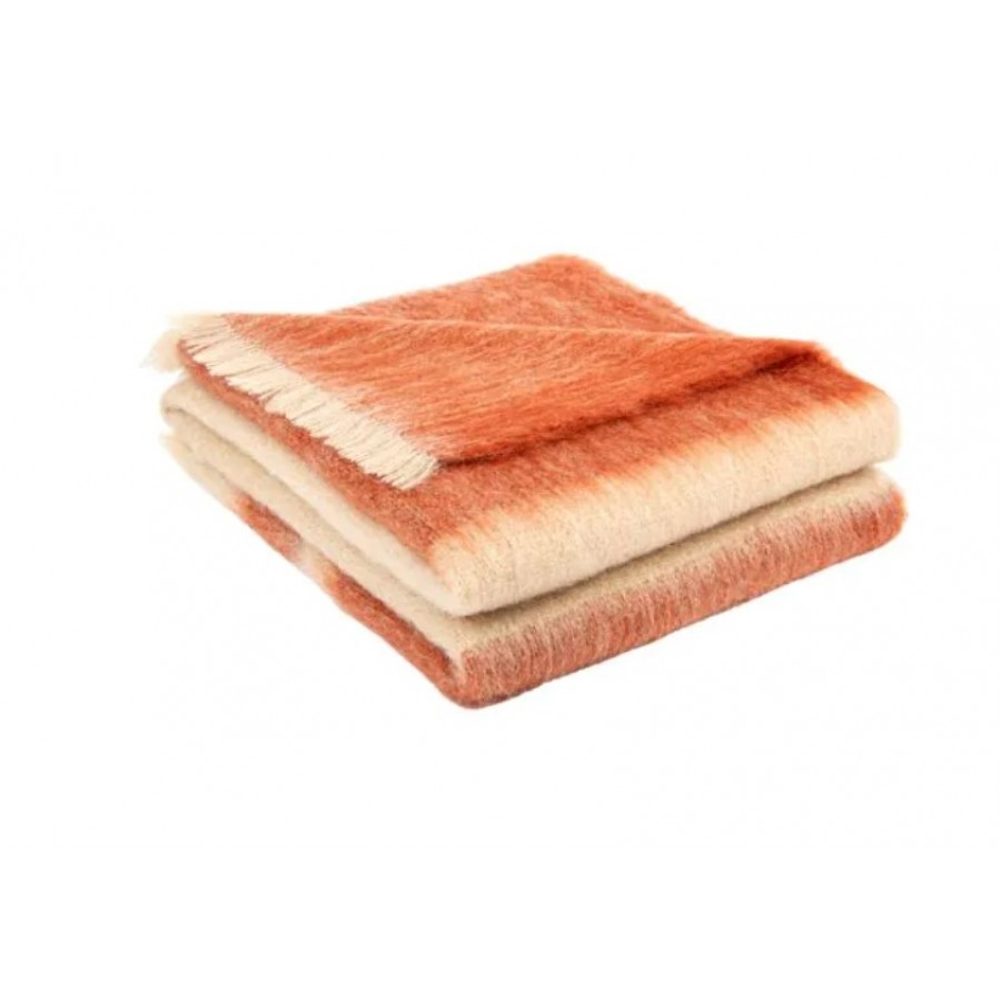 Плед Brun De Vian-Tiran MOHAIR PASSAGES CUIVRE Плед Brun De Vian-Tiran MOHAIR PASSAGES CUIVRE