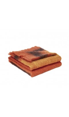 Плед Brun De Vian-Tiran MOHAIR PASSAGES ECORCE 140х180