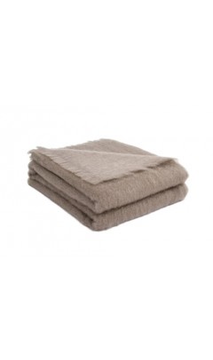 Плед Brun De Vian-Tiran MOHAIR TAUPE 140х180