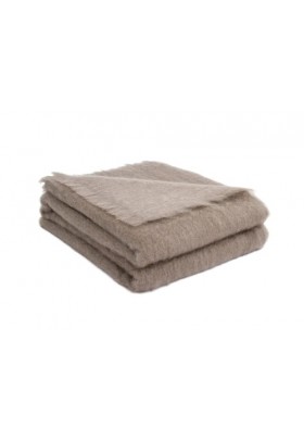 Плед Brun De Vian-Tiran MOHAIR TAUPE 140х180