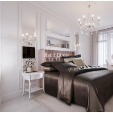 Комплект шелкового постельного белья Шоколад Комплект шелкового постельного белья Шоколад