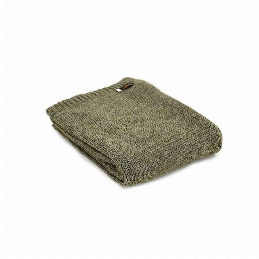 Плед Tweedmill  вязаный Knitted Alpaca - Green альпака
